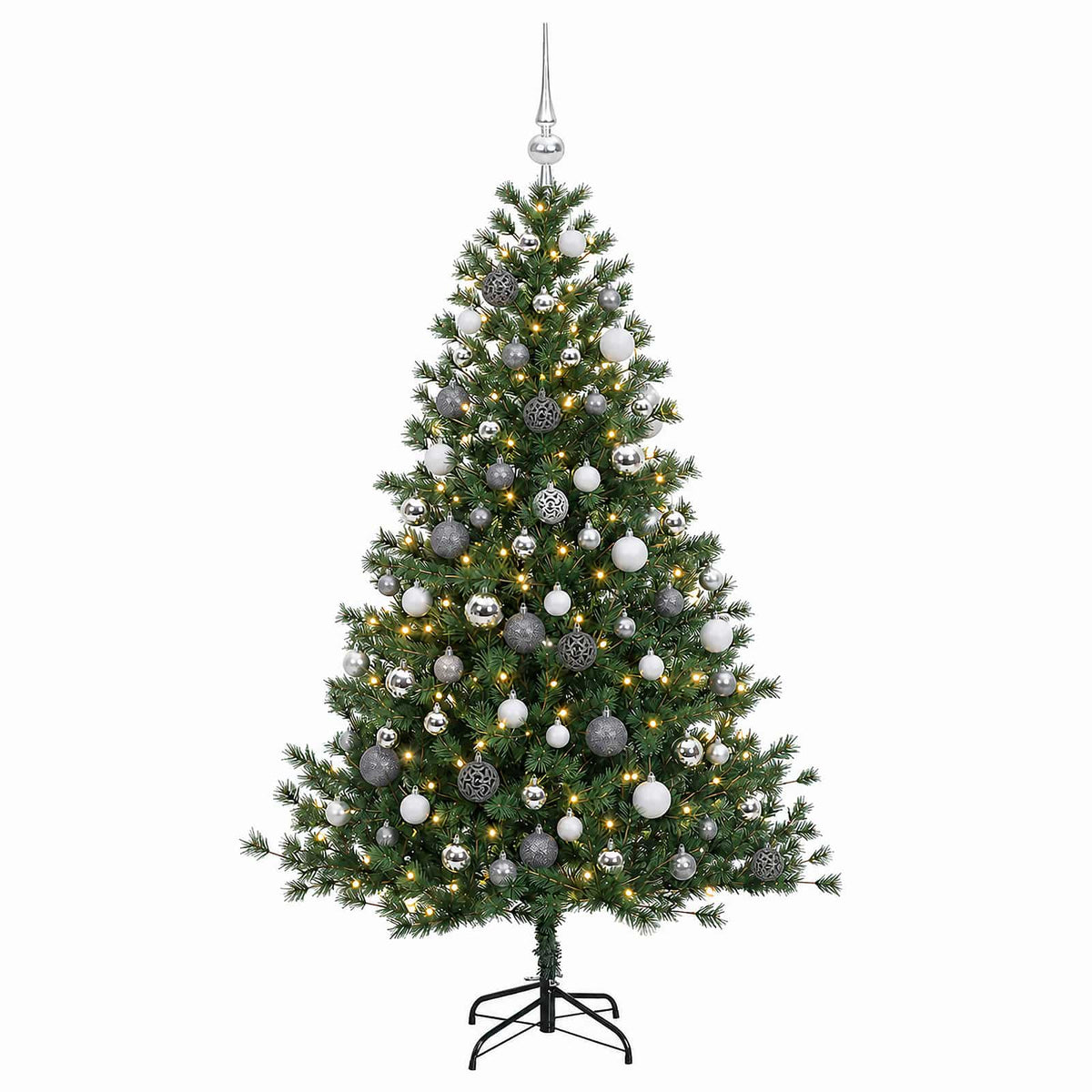 Artificial Christmas Tree with Bauble 180 cm 300 LEDs