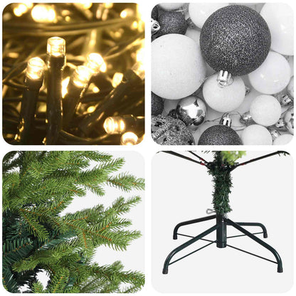 Artificial Christmas Tree with Bauble 240 cm 300 LEDs
