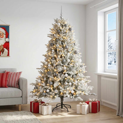 Artificial Christmas Tree with Bauble 180 cm 300 LEDs