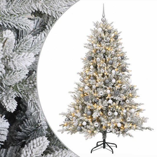 Artificial Christmas Tree with Bauble 210 cm 300 LEDs