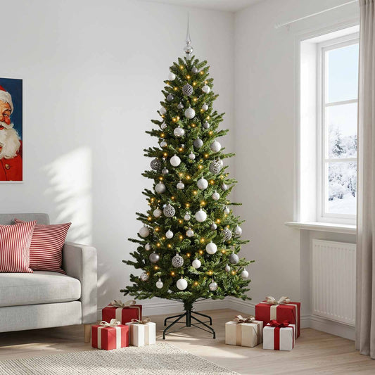 Artificial Christmas Tree with Bauble 210 cm 300 LEDs