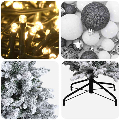 Artificial Christmas Tree with Bauble 240 cm 300 LEDs