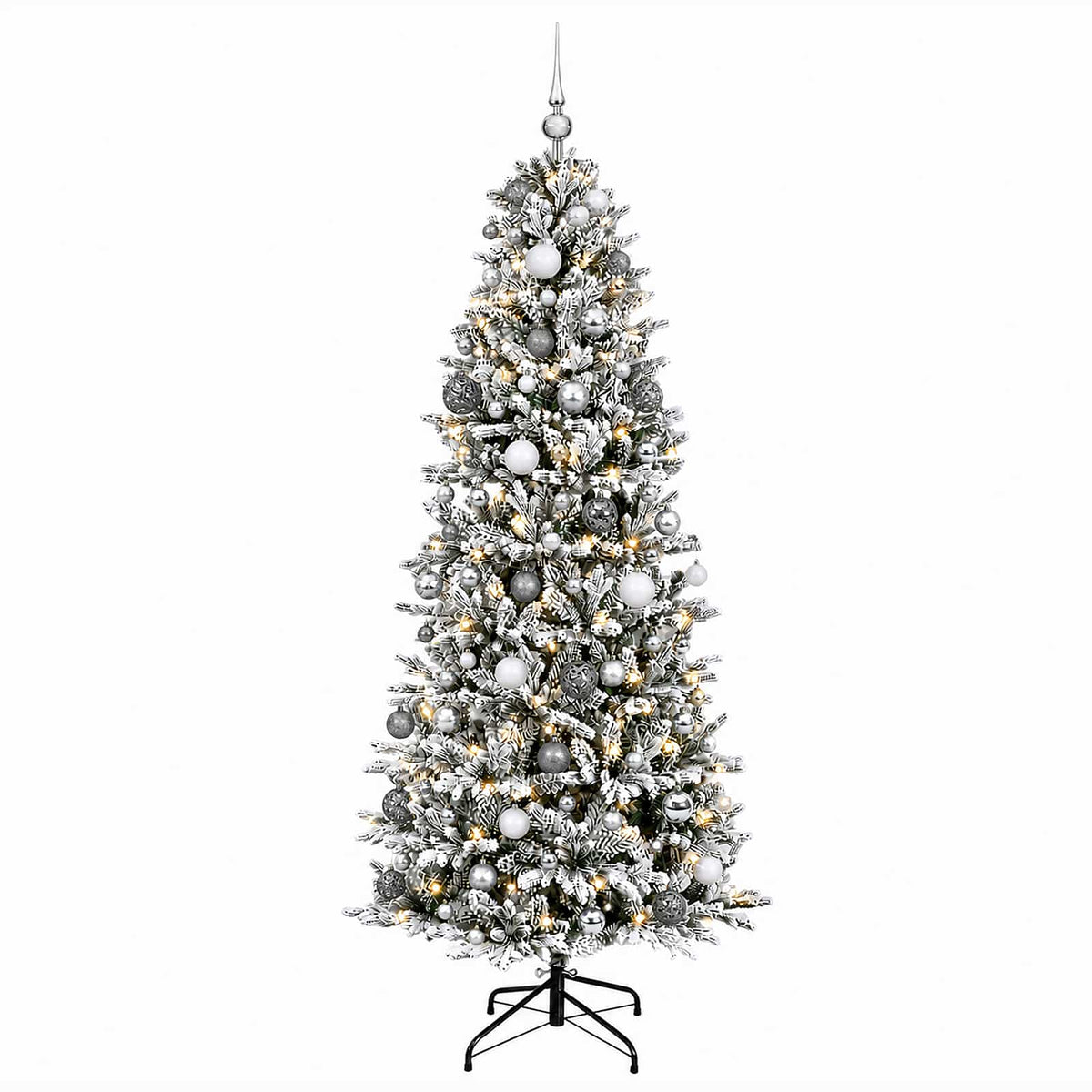Artificial Christmas Tree with Bauble 240 cm 300 LEDs