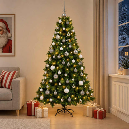 Artificial Christmas Tree with Bauble 180 cm 300 LEDs