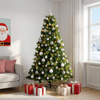 Artificial Christmas Tree with Bauble 240 cm 300 LEDs