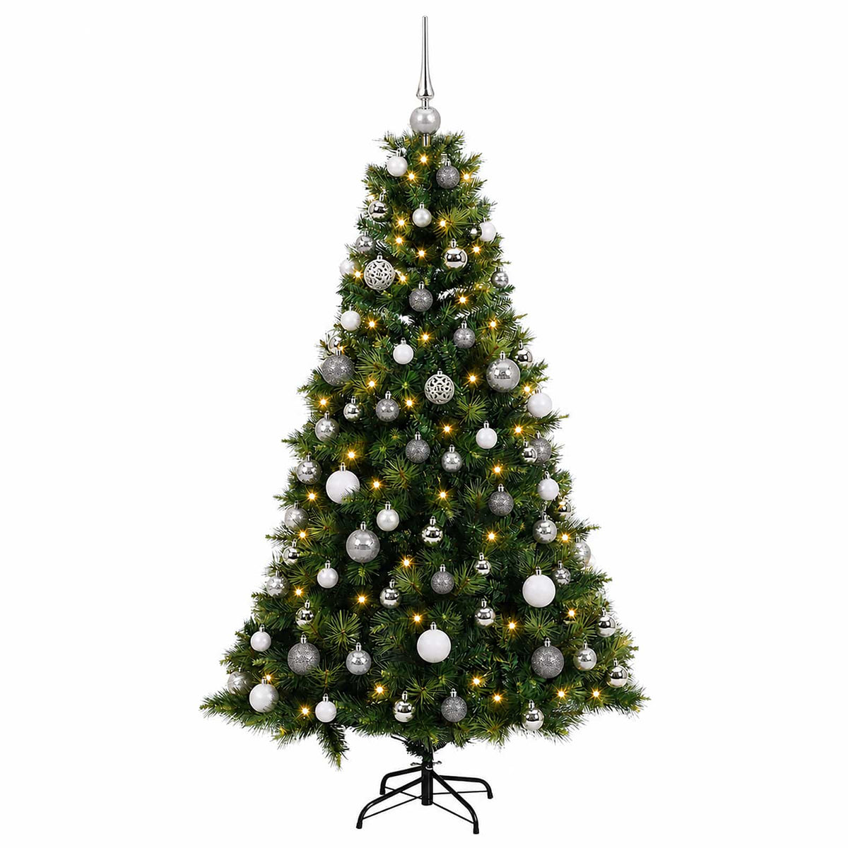 Artificial Christmas Tree with Bauble 180 cm 300 LEDs