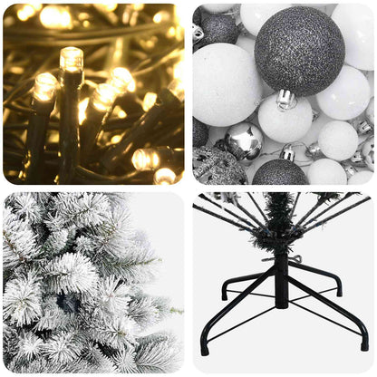 Artificial Christmas Tree with Bauble 210 cm 300 LEDs