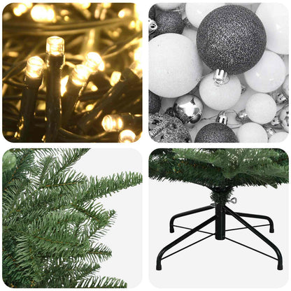 Artificial Christmas Tree with Bauble 180 cm 300 LEDs