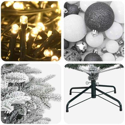 Artificial Christmas Tree with Bauble 180 cm 300 LEDs