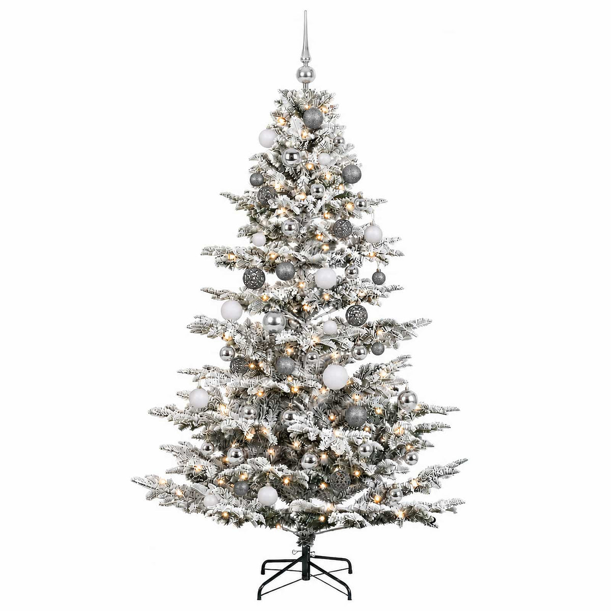 Artificial Christmas Tree with Bauble 180 cm 300 LEDs