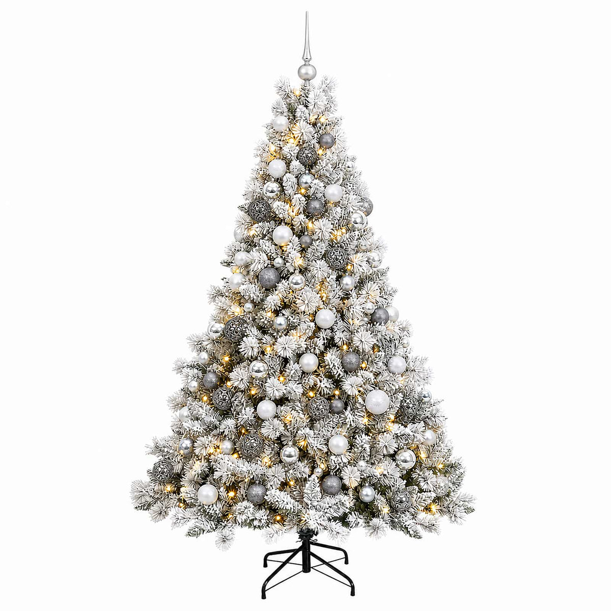Artificial Christmas Tree with Bauble 210 cm 300 LEDs
