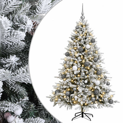 Artificial Christmas Tree with Bauble 210 cm 300 LEDs