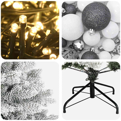 Artificial Christmas Tree with Bauble 180 cm 300 LEDs