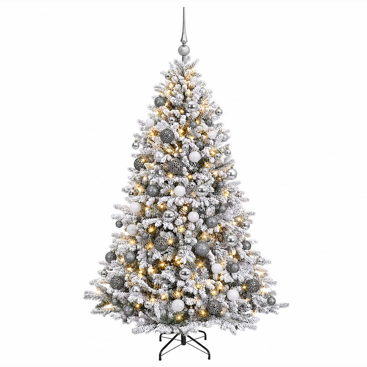 Artificial Christmas Tree with Bauble 180 cm 300 LEDs
