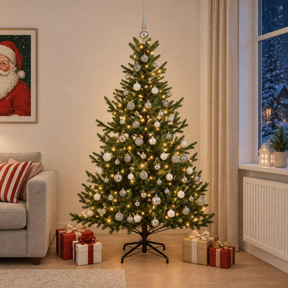 Artificial Christmas Tree with Bauble 180 cm 300 LEDs