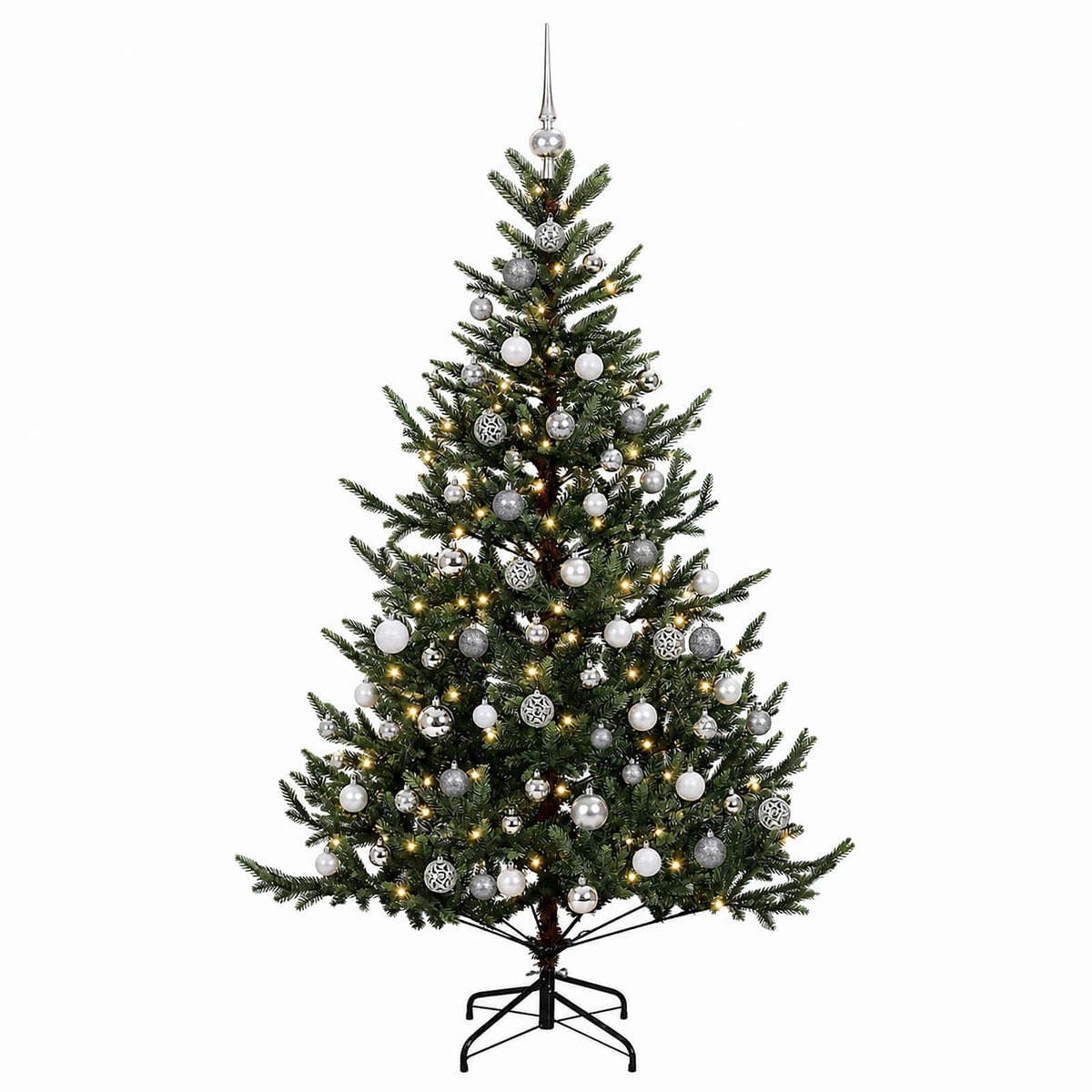 Artificial Christmas Tree with Bauble 180 cm 300 LEDs