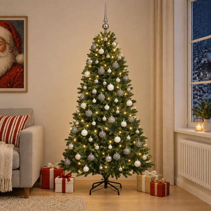 Artificial Christmas Tree with Bauble 180 cm 300 LEDs