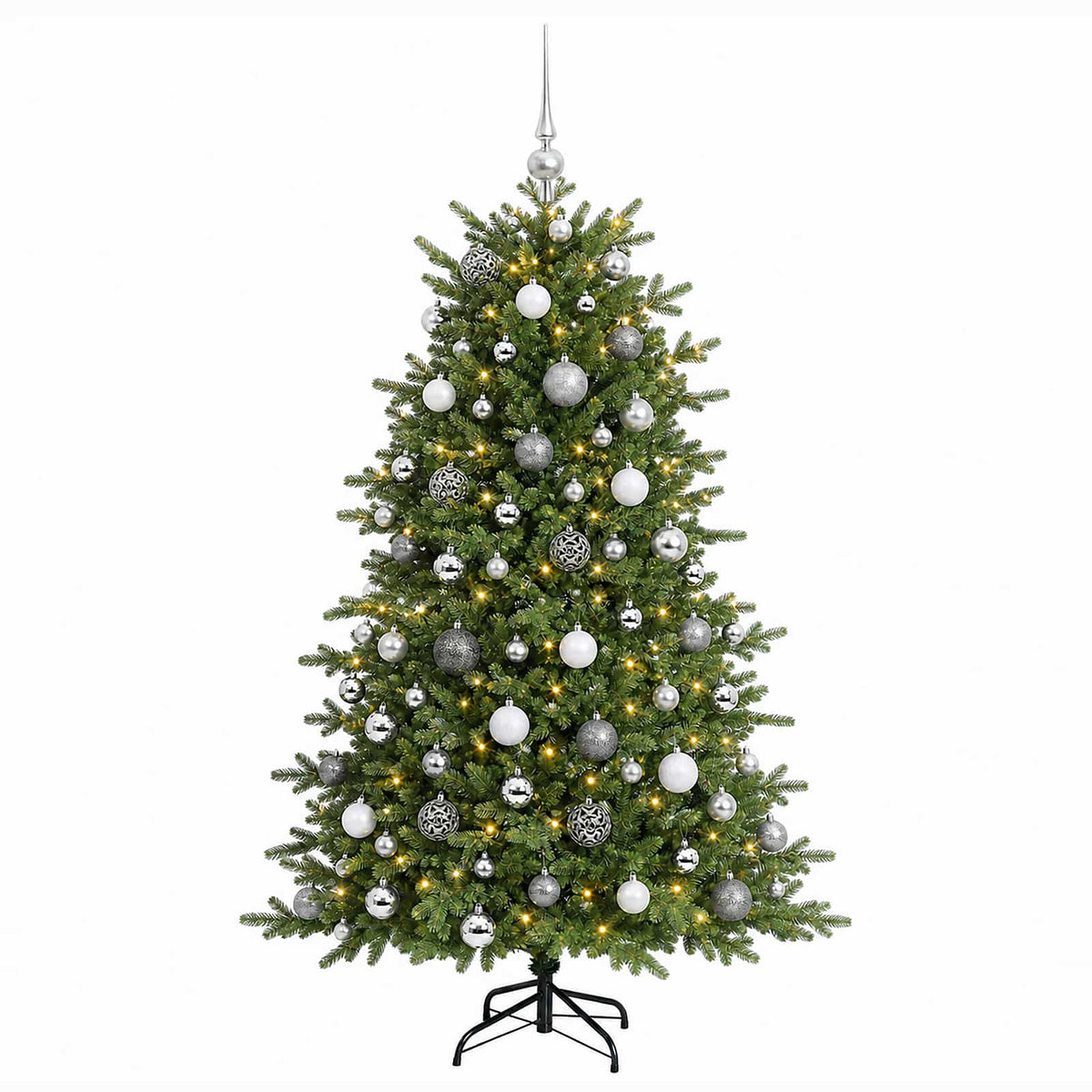 Artificial Christmas Tree with Bauble 180 cm 300 LEDs