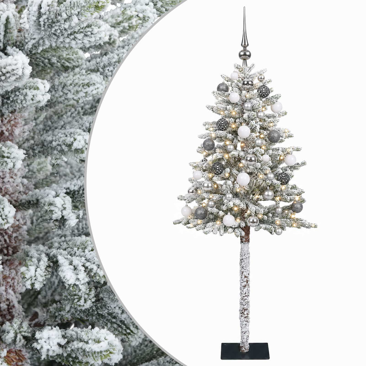 Artificial Christmas Tree with Bauble 180 cm 300 LEDs