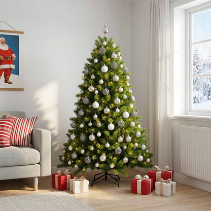 Artificial Christmas Tree with Bauble 240 cm 300 LEDs