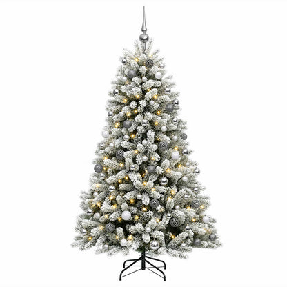 Artificial Christmas Tree with Bauble 210 cm 300 LEDs