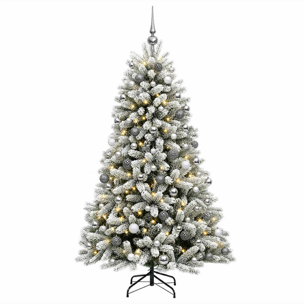 Artificial Christmas Tree with Bauble 240 cm 300 LEDs