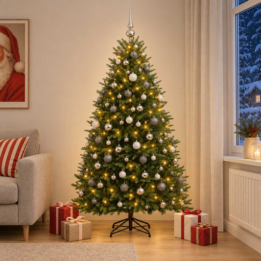 Artificial Christmas Tree with Bauble 180 cm 300 LEDs