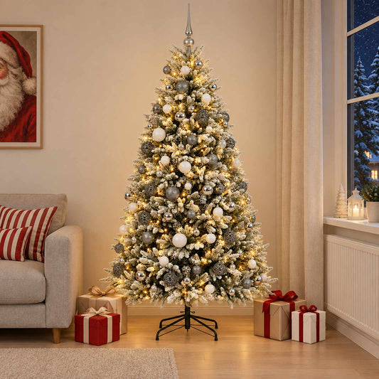 Artificial Christmas Tree with Bauble 240 cm 300 LEDs
