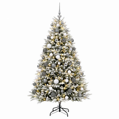 Artificial Christmas Tree with Bauble 210 cm 300 LEDs