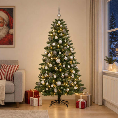 Artificial Christmas Tree with Bauble 180 cm 300 LEDs