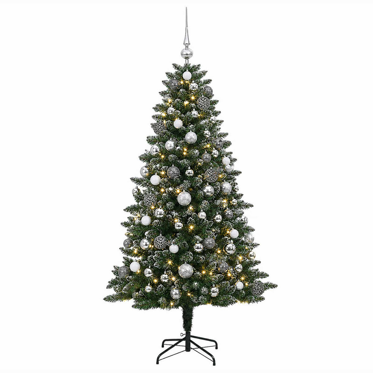 Artificial Christmas Tree with Bauble 180 cm 300 LEDs