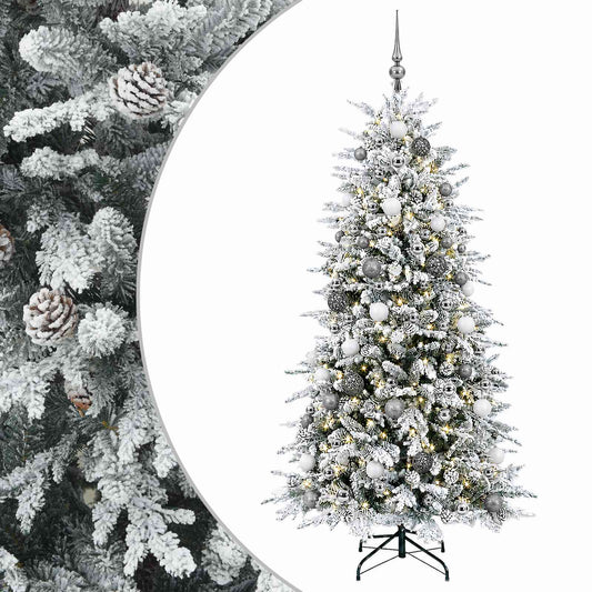 Artificial Christmas Tree with Bauble 180 cm 300 LEDs