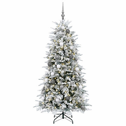 Artificial Christmas Tree with Bauble 210 cm 300 LEDs