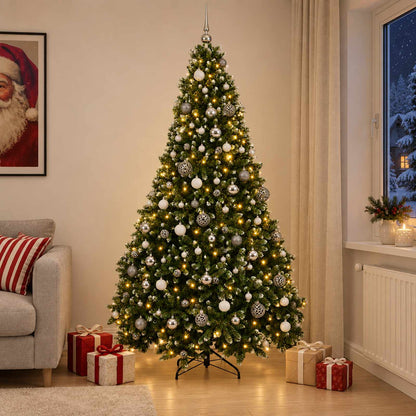 Artificial Christmas Tree with Bauble 300 cm 600 LEDs