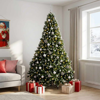 Artificial Christmas Tree with Bauble 210 cm 300 LEDs