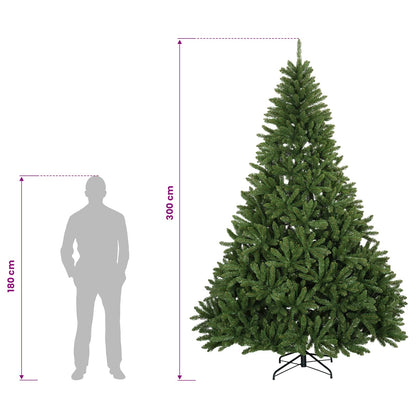 Artificial Hinged Christmas Tree 300 cm 300 LEDs Warm White