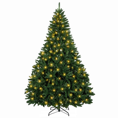Artificial Hinged Christmas Tree 270 cm 300 LEDs Warm White