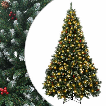 Artificial Hinged Christmas Tree 300 cm 600 LEDs Warm White