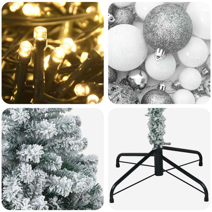 Artificial Christmas Tree Dark Green with Bauble 300 cm