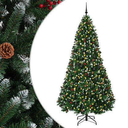 Artificial Christmas Tree Green with Baubles 270 cm 300 LEDs