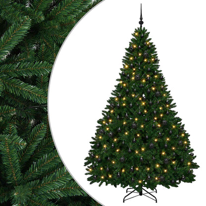 Artificial Christmas Tree Mid-green with Ornament 270 cm