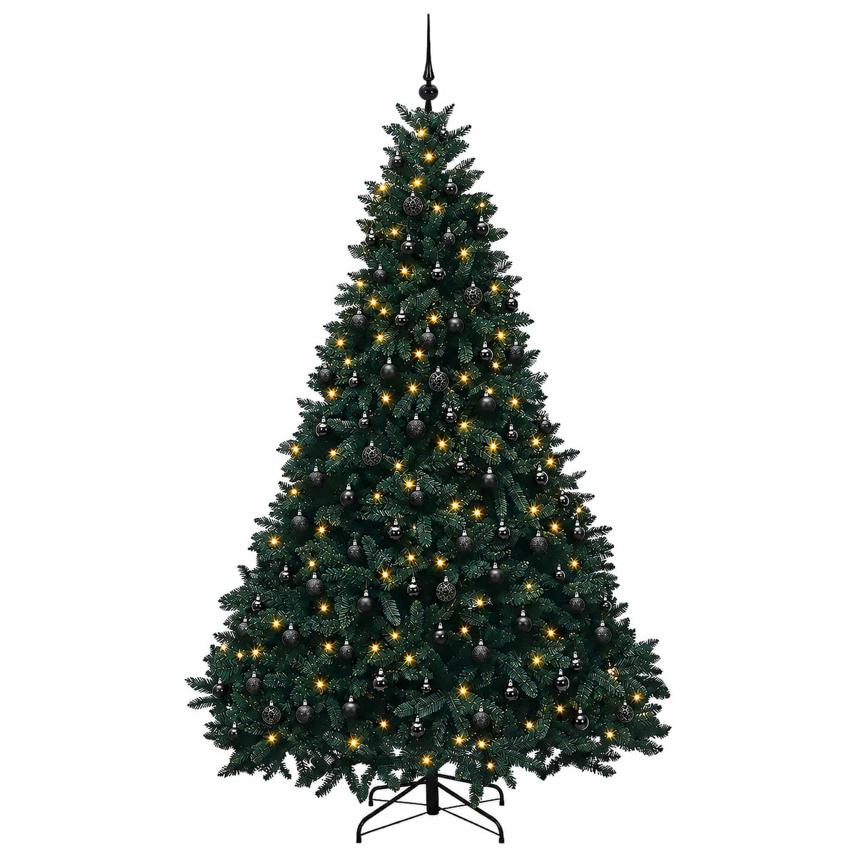 Artificial Christmas Tree Dark Green with Bauble 300 cm
