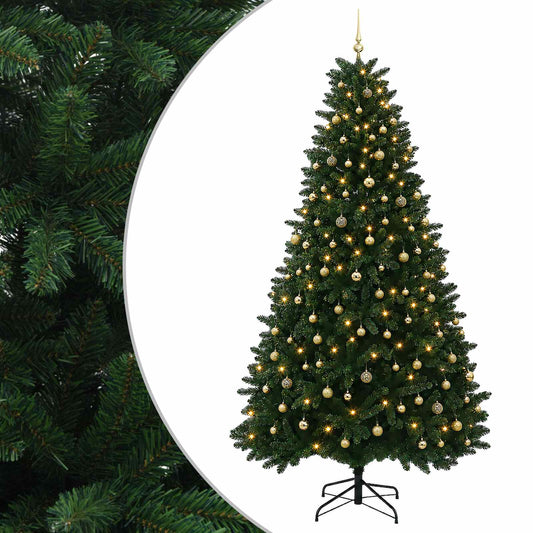 Artificial Christmas Tree Mid-green with Ornament 300 cm