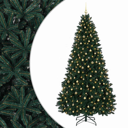 Artificial Christmas Tree Dark Green with Bauble 270 cm