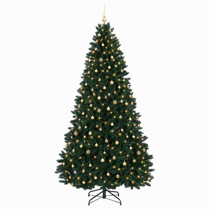Artificial Christmas Tree Dark Green with Bauble 270 cm