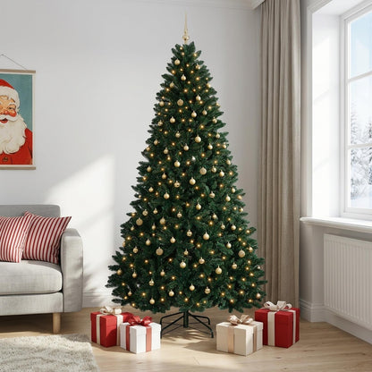 Artificial Christmas Tree Dark Green with Bauble 270 cm