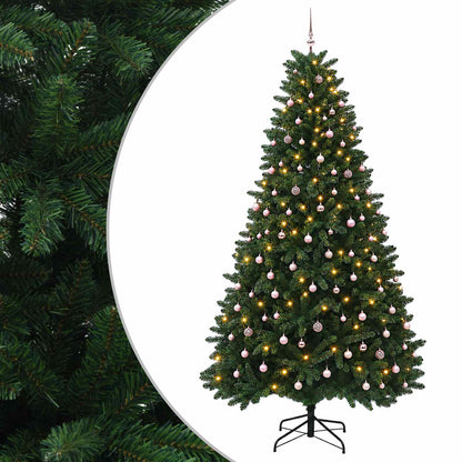 Artificial Christmas Tree Mid-green with Bauble 300 cm 600 LEDs