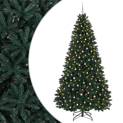 Artificial Christmas Tree Dark Green with Bauble 270 cm