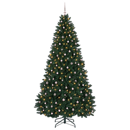 Artificial Christmas Tree Dark Green with Bauble 300 cm