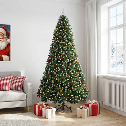 Artificial Green Christmas Tree with Ornaments 300 cm 300 LEDs
